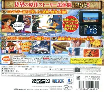 One Piece - Romance Dawn (Japan) box cover back